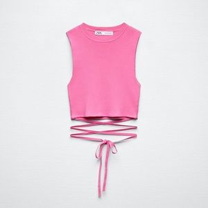 KNOTTED WAIST KNIT TOP